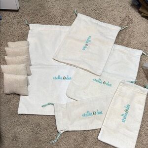 Stella & Dot Jewelry / Accessories Pouches Set & Bracelet Pillows